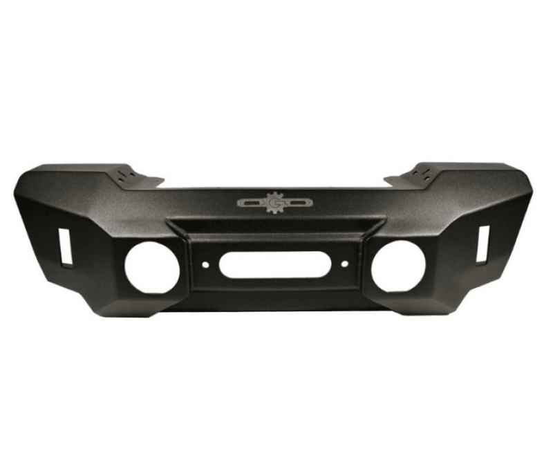 Rock Slide Engineering — Rock Slide 07-18 Jeep Wrangler JK Big Sky Aluminum Stubby Front Bumper w/ Winch Plate