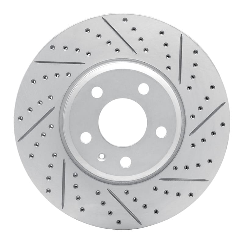 R1 Concepts — R1 08-25 Audi A5 Sportback Front Right Drilled & Slotted Geo-Carbon Rotor