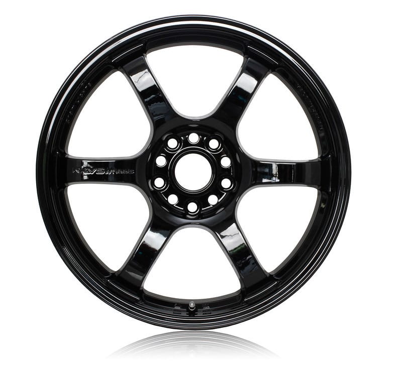 Gram Lights — Gram Lights 57DR 18x9.5 +38 5x114.3 Glossy Black Wheel