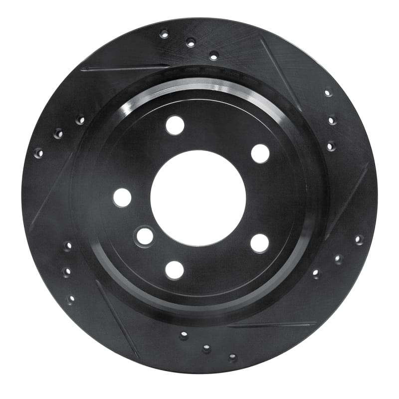 R1 Concepts — R1 96-03 BMW 540I Rear Right Drilled & Slotted Black Brake Rotor
R1 Brake Rotor Drill