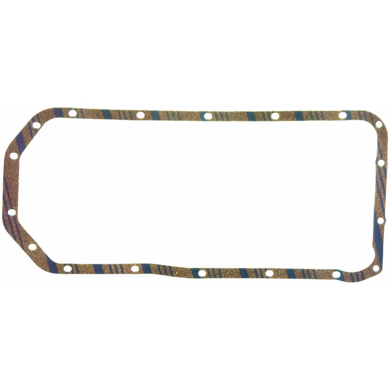 Fel-Pro — Fel-Pro OS 11408 C-1 Engine Oil Pan Gasket Set Blue Stripe cork-rubber