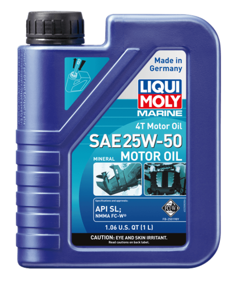 LIQUI MOLY — LIQUI MOLY 1L Marine 4T Motor Oil SAE 25W50