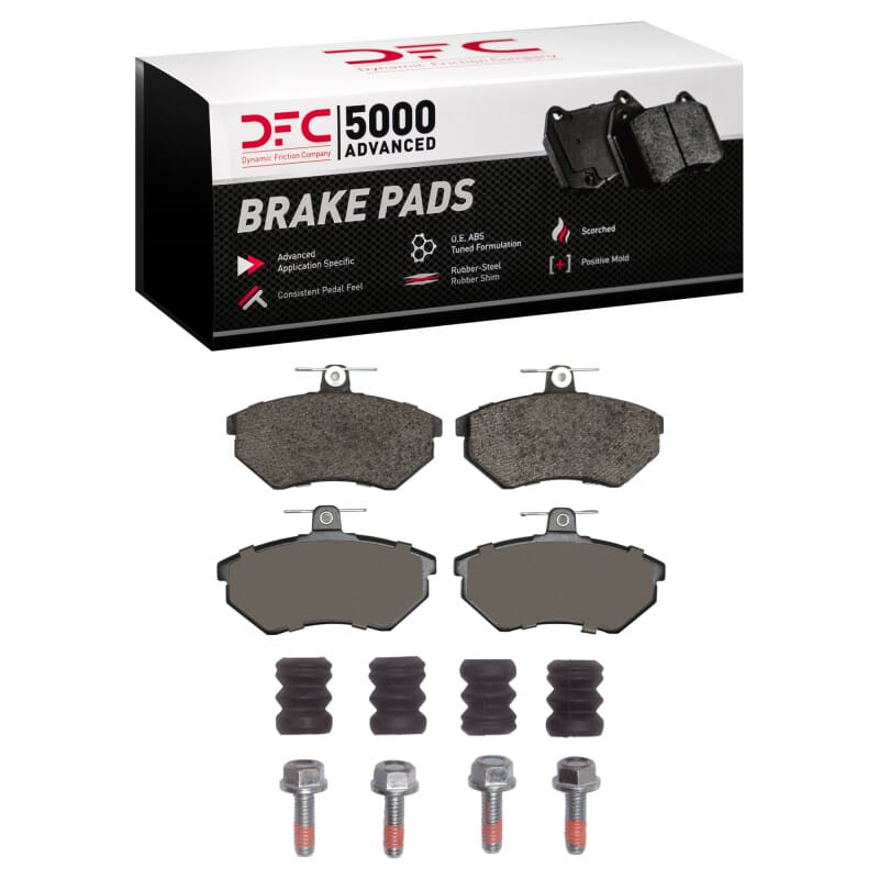 DFC — DFC 80-96 Audi 90 Front 5000 Advanced Low Metallic Brake Pads and Hardware Kit
DFC Brake Pad Set
