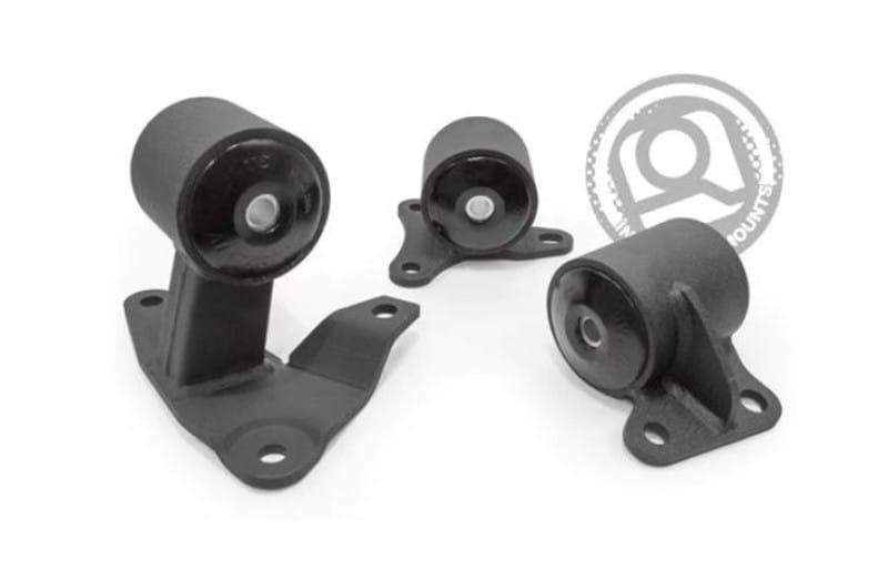 Innovative Mounts — Innovative 94-97 Accord F-Series Black Steel Mounts 95A Bushings (Auto to Manual)