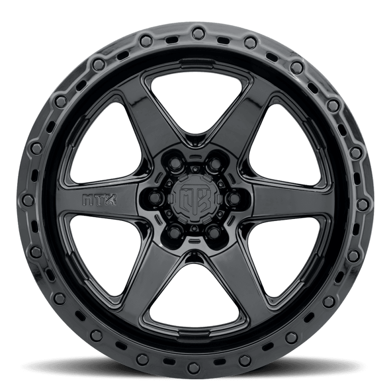MTX Wheels — MTX Spitfire 6 Gloss Black 18x9in / 6x139.7 BP / 0mm Offset / 106.1mm Bore