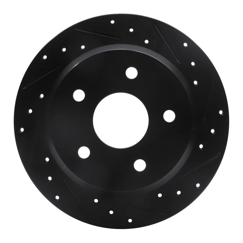 R1 Concepts — R1 99-04 Jeep Grand Cherokee Rear Right Drilled & Slotted Black Brake Rotor
R1 Brake Rotor Drill