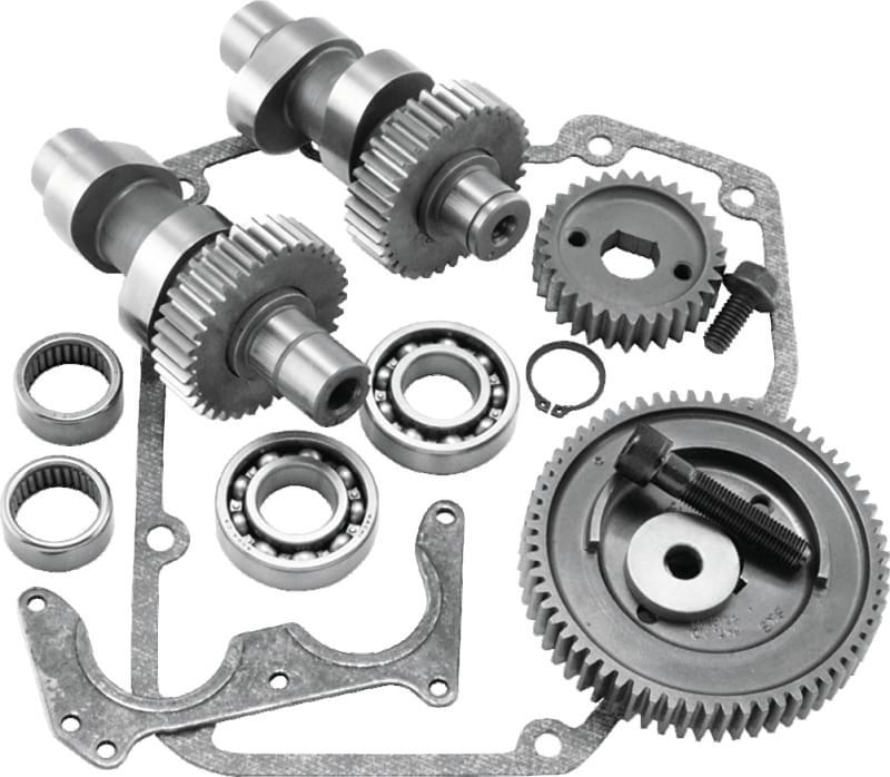 S&S Cycle — Type: 510G; Timing Open: Intake 20º/Exhaust 52º; Timing Closed: Intake 38º/Exhaust 20º; Duration at 0.053: Intake 238º/Exhaust 252º; Valve Lift : Intake 0.510"/Exhaust 0.510"; Lift at TDC: Intake 0.187"/Exhaust 0.179"