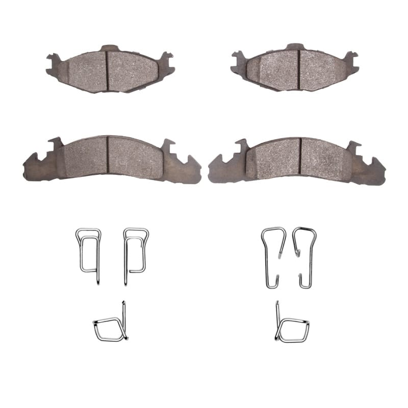 DFC — DFC 84-90 Chrysler Town & Country Front 5000 Advanced Semi Metallic Brake Pads and Hardware Kit
DFC Brake Pad Set
