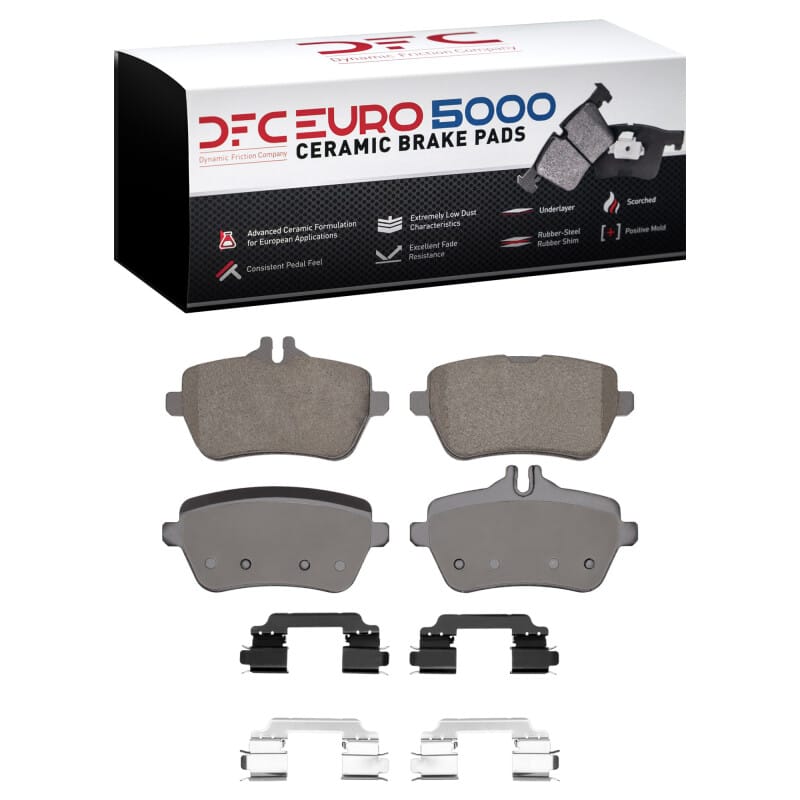 DFC — DFC 13-21 Mercedes-Benz S550E Rear Euro 5000 Ceramic Brake Pads and Hardware Kit
DFC EURO Pads + HW