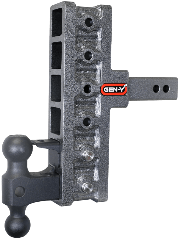 GEN-Y Hitch — Gen-Y Mega Duty 2in Shank 7.5in Offset Drop 16K Hitch w/GH-051 Dual-Ball/GH-032 Pintle Lock
Drop Hitch