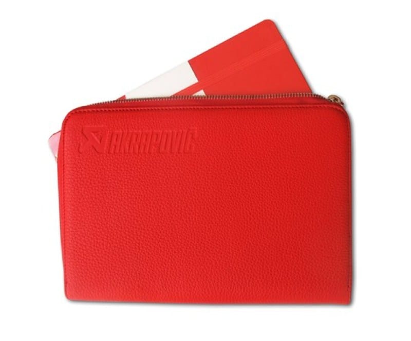 Akrapovic — Akrapovic Leather Zip Notebook (M) red
Leather Zip Notebook