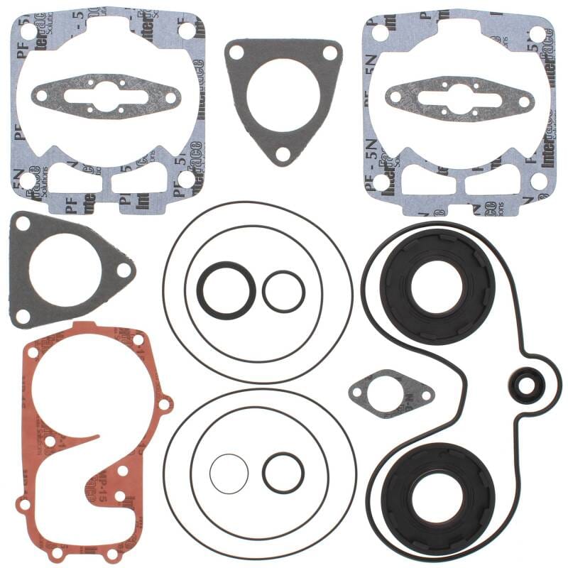 Vertex Pistons — Vertex Gaskets 2006 Polaris 600 HO Fusion F/O Complete Gasket Kit w/ Oil Seals