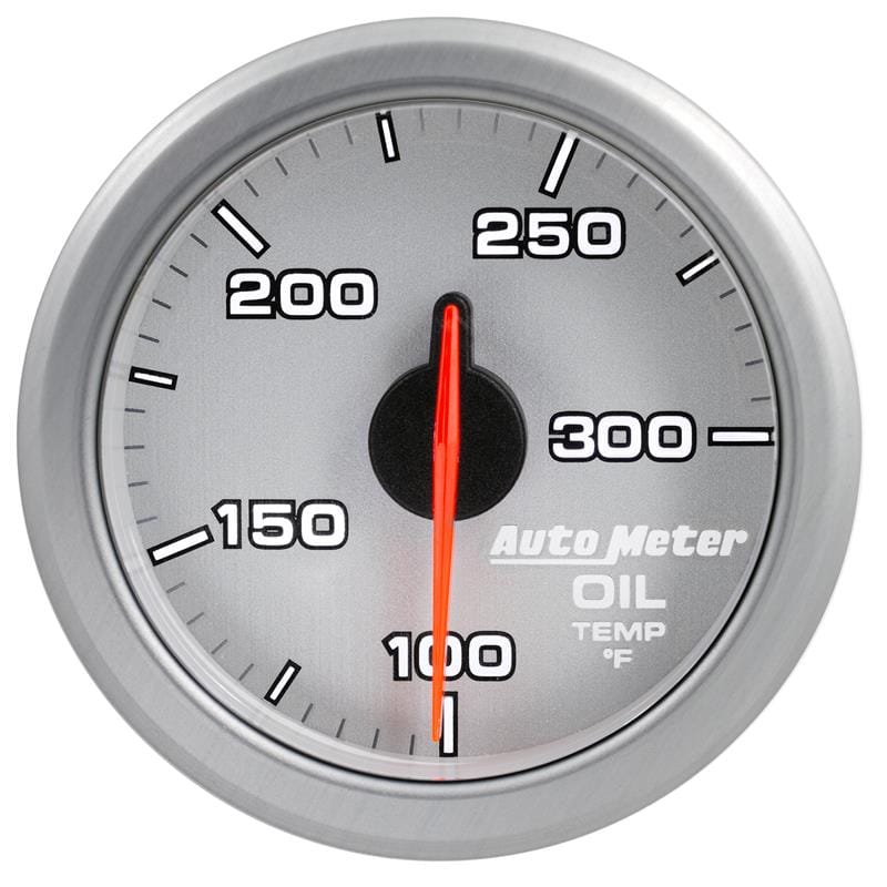 AutoMeter — Autometer Airdrive 2-1/6in Oil Temp Gauge 100-300 Degrees F - Silver
GA 2" OILT ARDRV SLV