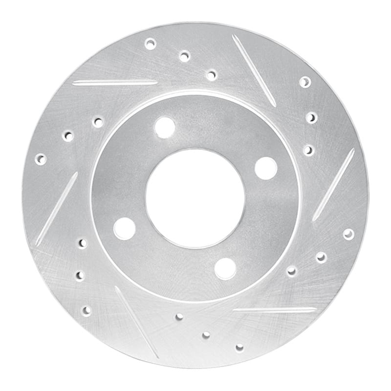 R1 Concepts — R1 92-00 Dodge COLT Front Right Drilled & Slotted Silver Brake Rotor
R1 Brake Rotor Drill