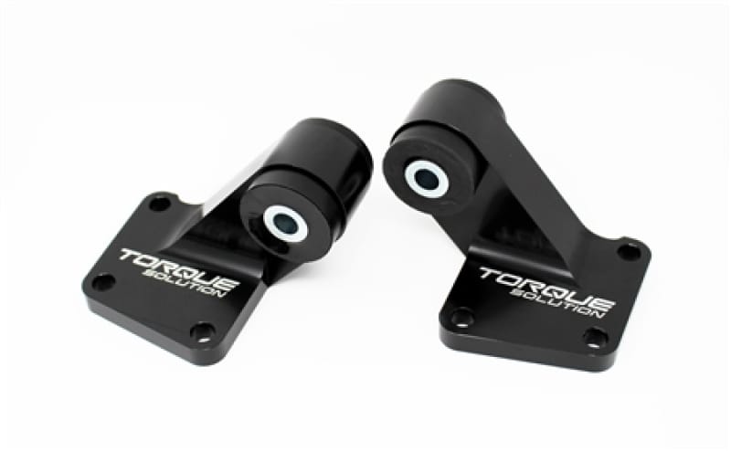 Torque Solution — Torque Solution 03-06 Mitsubishi EVO VII-IX Billet Rear Differential Mounts - Black