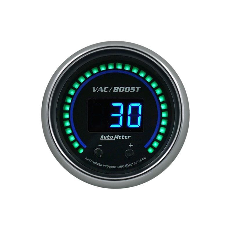 AutoMeter — Autometer 52.4mm Black Switchable 0-1600 PSI / 0-110 BAR Vacuum/Boost Cobalt Elite Digital Gauge
GA BST 2" CB ELT DIG