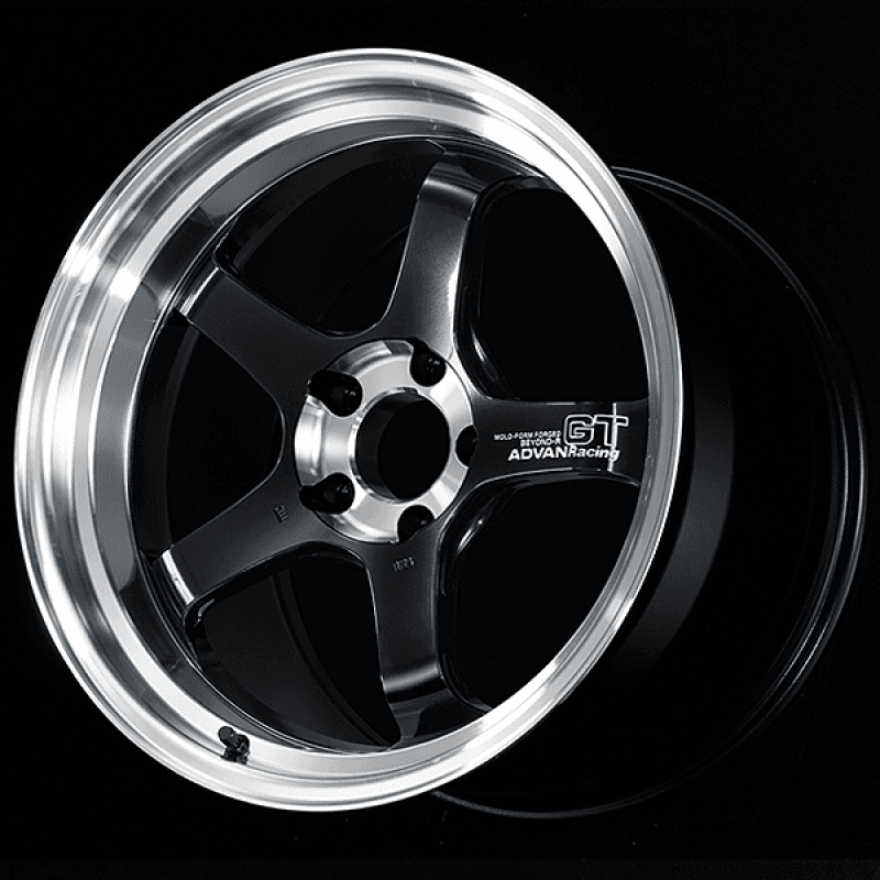 Advan — Advan GT Beyond-R 18X9.0 / +25 Off / 5x114.3 BC / 73mm Bore / Diamond Cut and Dark Platinum Black