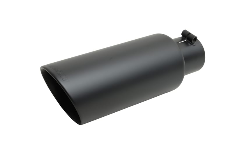 Gibson — Gibson Round Dual Wall Angle-Cut Tip - 4in OD/2.25in Inlet/6.5in Length - Black Ceramic
Exhaust Tip