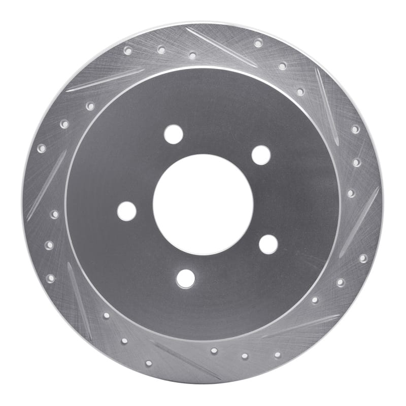 R1 Concepts — R1 97-04 Ford F-150 4WD Rear Right Drilled & Slotted Silver Brake Rotor
R1 Brake Rotor Drill