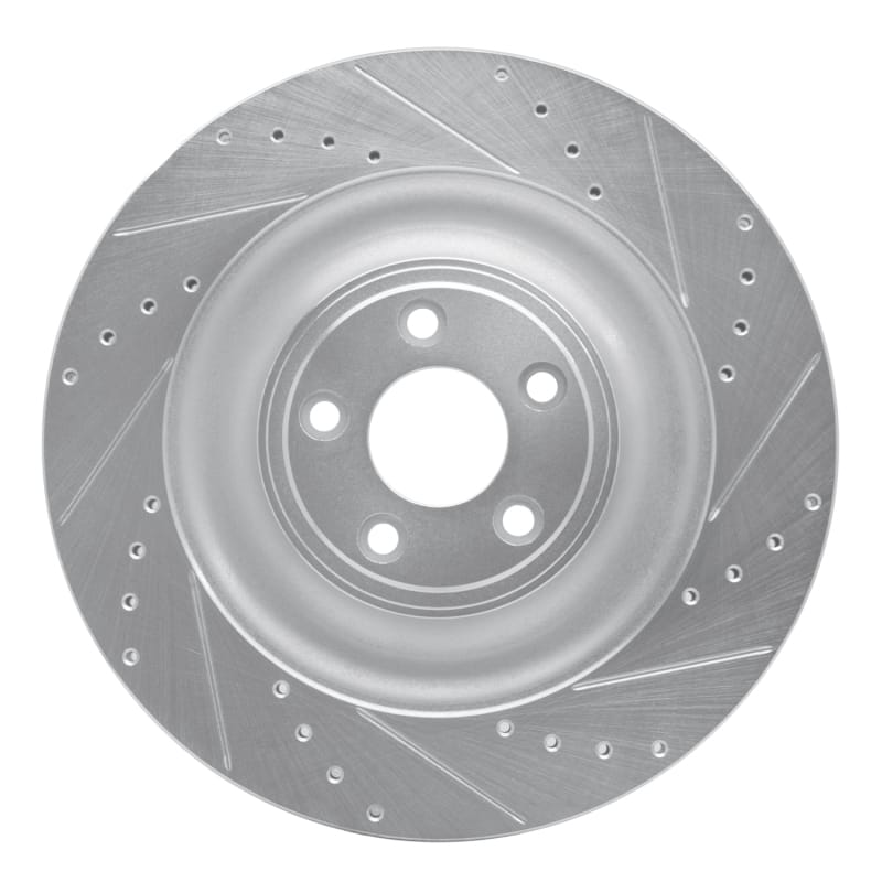 R1 Concepts — R1 10-24 Jaguar XF Rear Right Drilled & Slotted Silver Brake Rotor
R1 Brake Rotor Drill