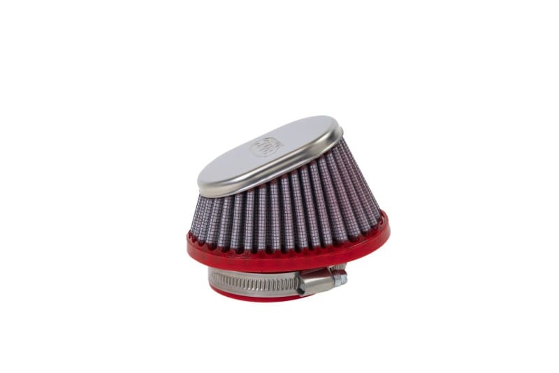 BMC — BMC Conical Carburetor Filter w/Chrome Top - Center 50mm Inlet / 65mm H