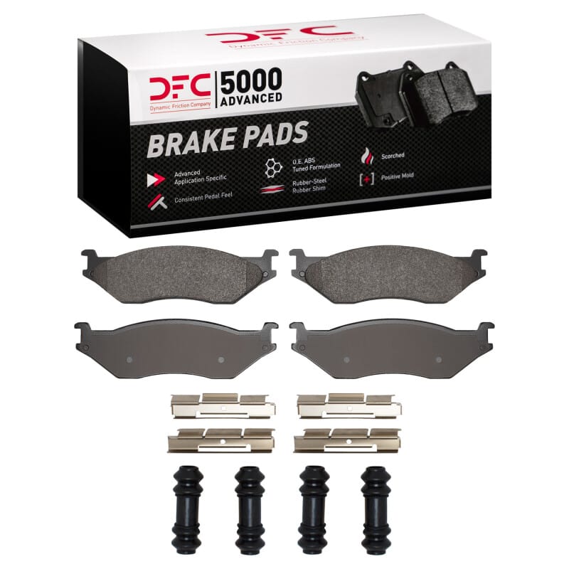 DFC — DFC 99-10 Coachmen Mirada Front/Rear 5000 Advanced Semi Metallic Brake Pads and Hardware Kit
DFC Brake Pad Set