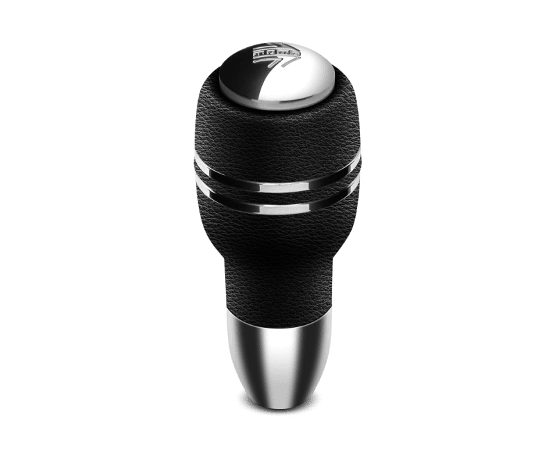 MOMO — Momo Automatico Shift Knob - Black Leather, Chrome Insert