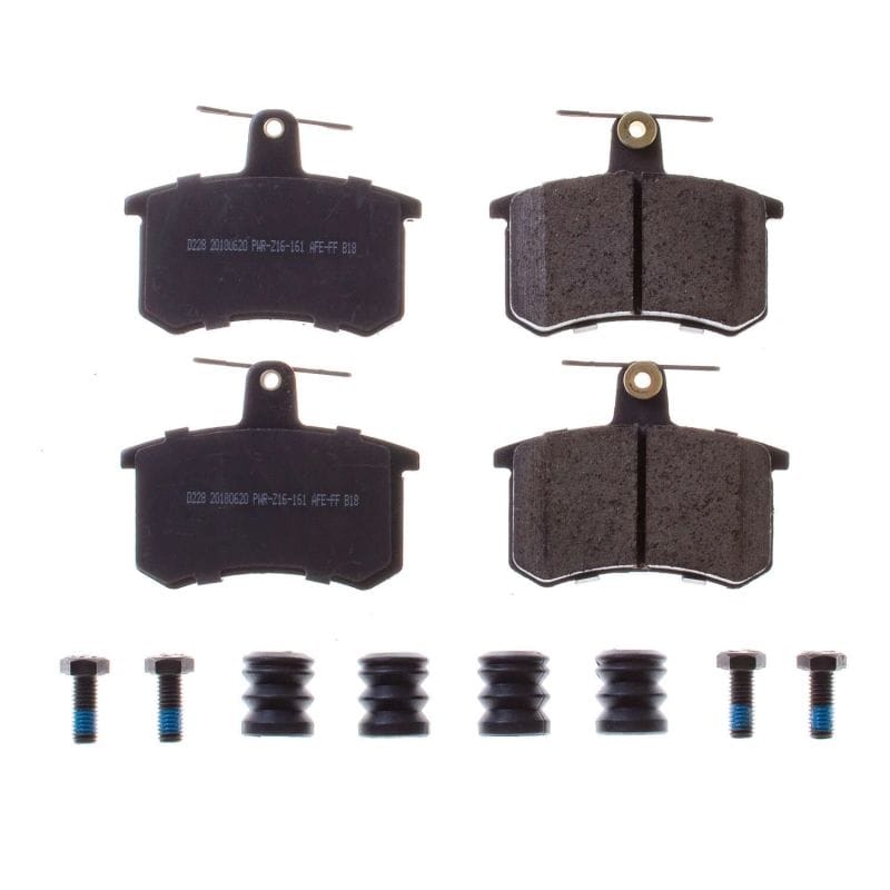 PowerStop — Power Stop 88-92 Audi 80 Rear Z17 Evolution Ceramic Brake Pads w/Hardware
Z17 Brake Pads