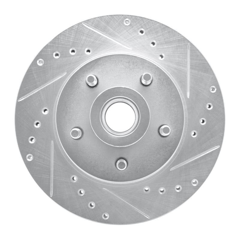 R1 Concepts — R1 79-91 Ford LTD Crown Victoria Front Right Drilled & Slotted Silver Brake Rotor
R1 Brake Rotor Drill
