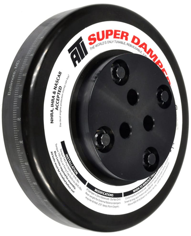 ATI — ATI Damper - 8.074in - Steel - International 640 Diesel Tractor - 3 Ring - Diesel