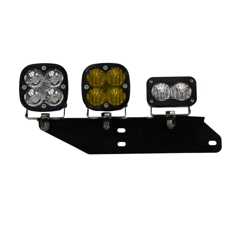 Baja Designs — Baja Designs 17-18 F-150 Raptor Fog Light & Sportsmen Fog Pocket Kit - Amber