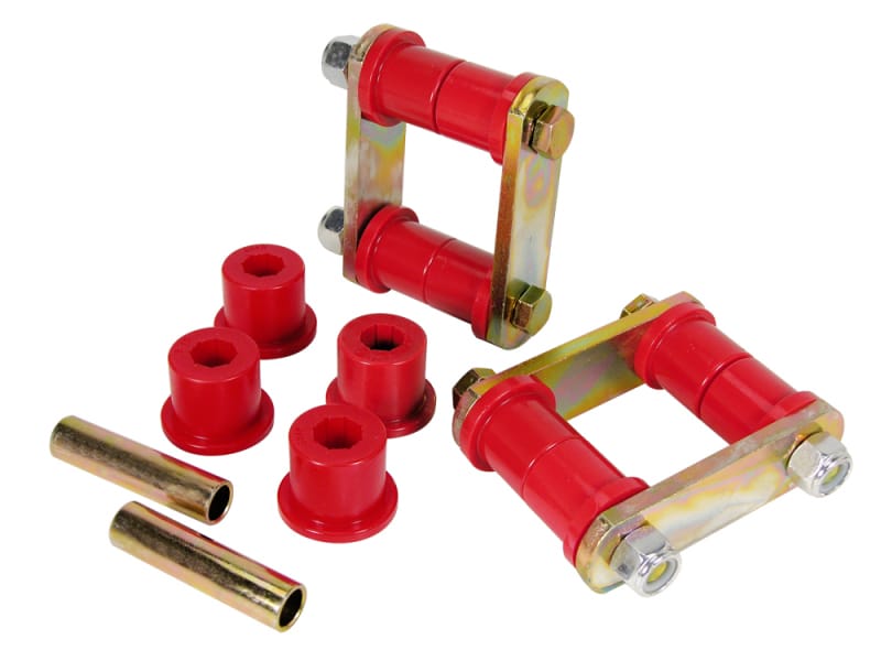 Prothane — Prothane 70-74 AMC AMX/Javelin HD Spring & Shackles Bushings - Red
SPRING/SHACKLE BUSH