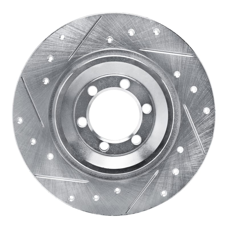 R1 Concepts — R1 81-89 Alfa Romeo GTV-6 Rear Left Drilled & Slotted Silver Brake Rotor
R1 Brake Rotor Drill