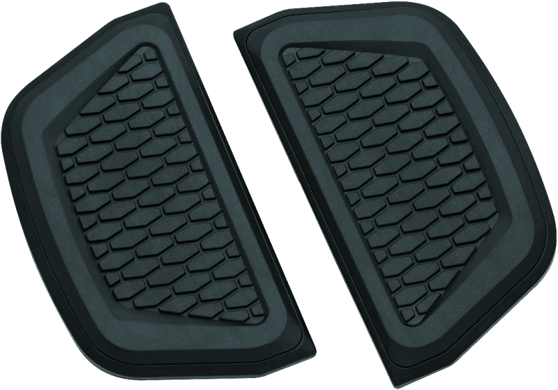 Kuryakyn — Passenger Board Inserts, Hex, Black