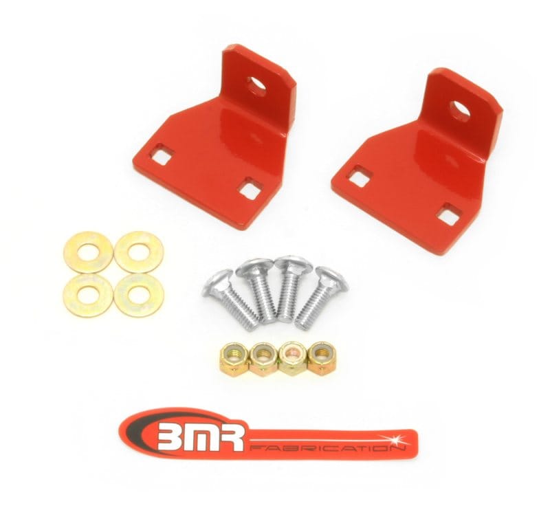 BMR Suspension — BMR 10-11 5th Gen Camaro Rear Lower Control Arm End Link Mounting Brace - Red