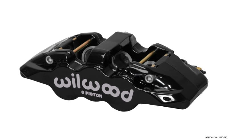 Wilwood — Wilwood Caliper-Aero6-L/H - Black 1.62/1.12/1.12in Pistons 1.25in Disc
BRAKE CALIPER