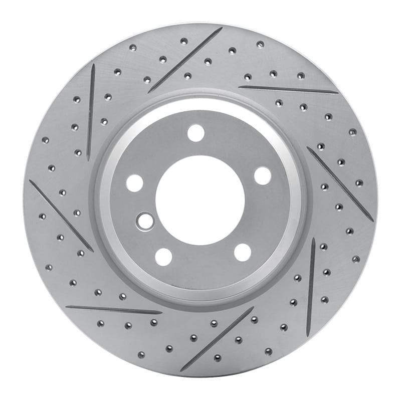 R1 Concepts — R1 06-12 BMW X1 (USA/Canada) Front Left Drilled & Slotted Geo-Carbon Rotor