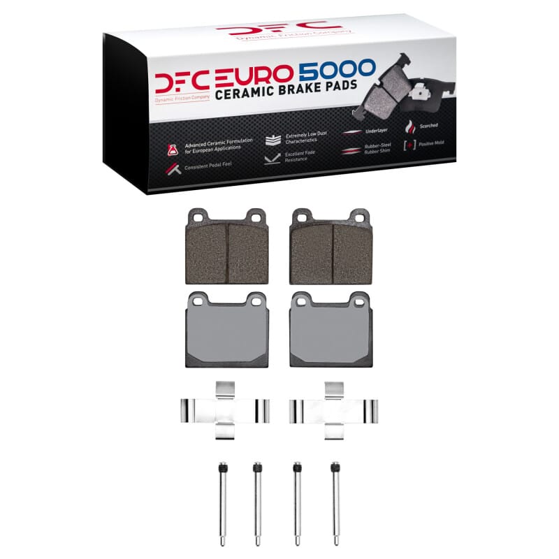 DFC — DFC 63-76 Alfa Romeo Spider Front Euro 5000 Ceramic Brake Pads and Hardware Kit
DFC EURO Pads + HW