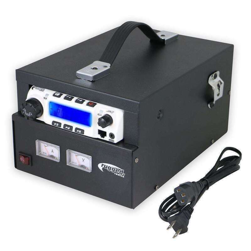 Rugged Radios — Rugged Radios Desktop Power Supply and Cabinet for M1 RM45 & RM60 Mobile Radios