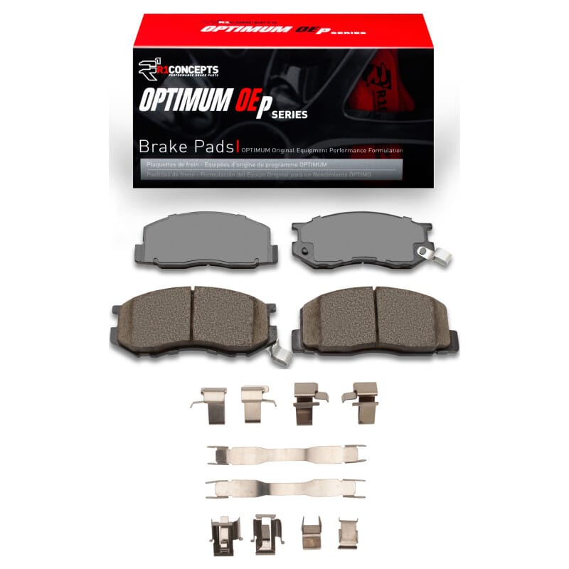 R1 Concepts — R1 84-89 Toyota Van Wagon Front Optimum OE Pads & Hardware Kit
R1 Optimum Oe Pads a