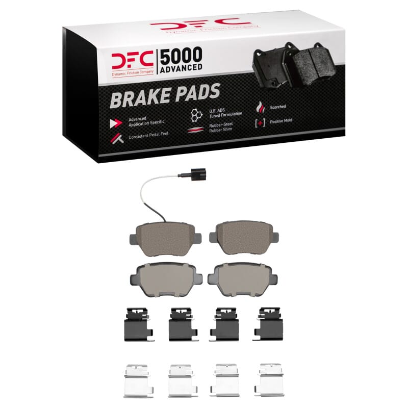 DFC — DFC 14-16 Maserati Ghibli Rear 5000 Advanced Ceramic Brake Pads and Hardware Kit
DFC Brake Pad Set