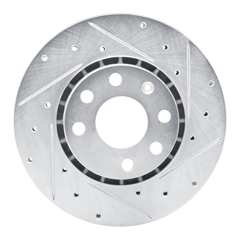 R1 Concepts — R1 98-99 Chevrolet TIGRA (Mexico) Front Right Drilled & Slotted Silver Brake Rotor
R1 Brake Rotor Drill