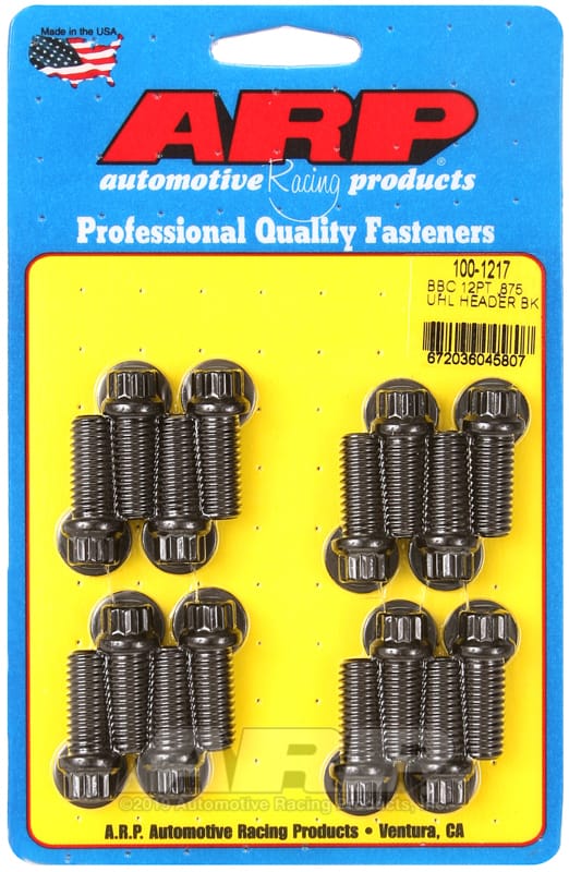 ARP — ARP BB Chevy 12pt .875 UHL header bolt kit