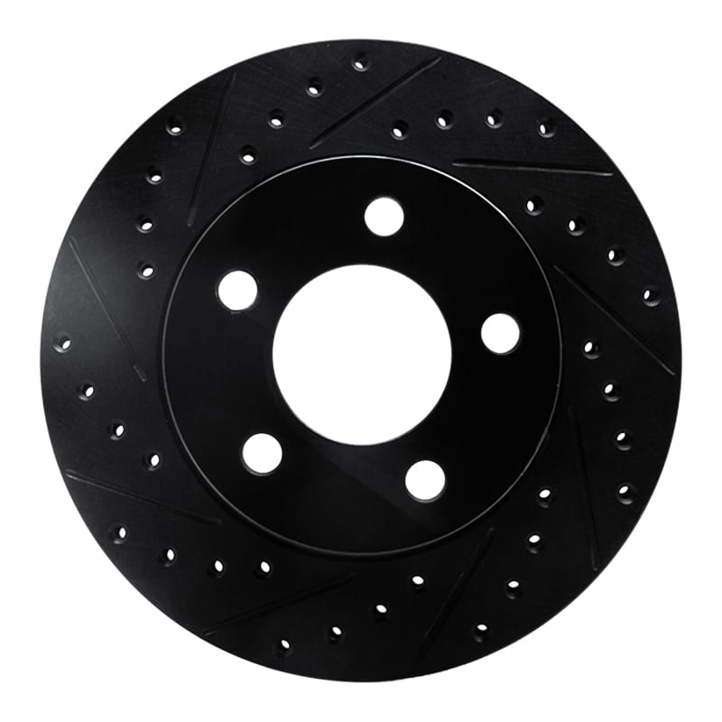 R1 Concepts — R1 80-89 American Motors Eagle Front Left Drilled & Slotted Black Brake Rotor
R1 Brake Rotor Drill