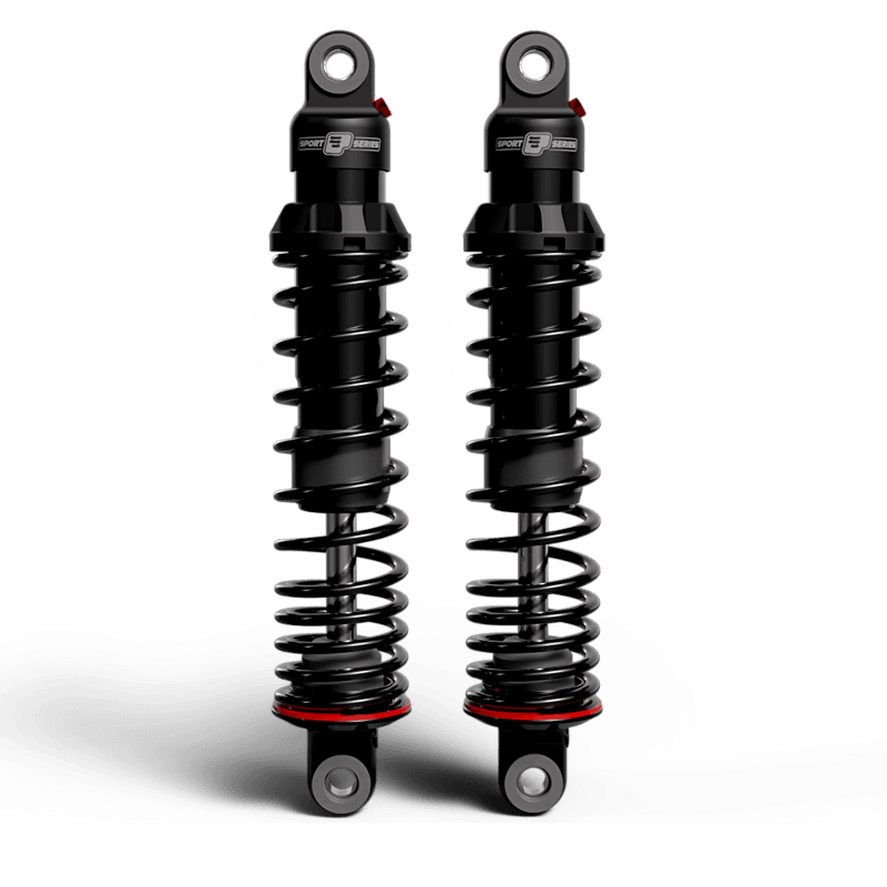 Progressive — Progressive 91-05 Harley-Davidson Dyna 494 Series Shocks 14.0in Bushing - Black