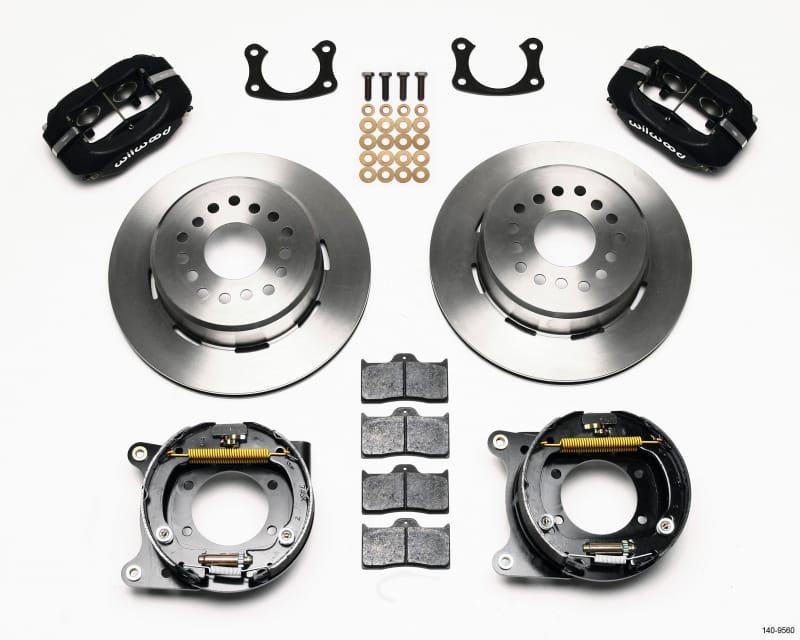 Wilwood — Wilwood Forged Dynalite P/S Park Brake Kit New Big Ford 2.50in offset Staggered Shock
BRAKE KIT