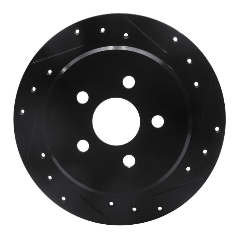 R1 Concepts — R1 95-07 Chrysler CIRRUS Rear Right Drilled & Slotted Black Brake Rotor
R1 Brake Rotor Drill