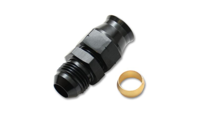 Vibrant — Vibrant -4AN Male to 1/4in Tube Adapter Fitting (w/ Brass Olive Insert)
-4ANMale-1/4"TubeAdp