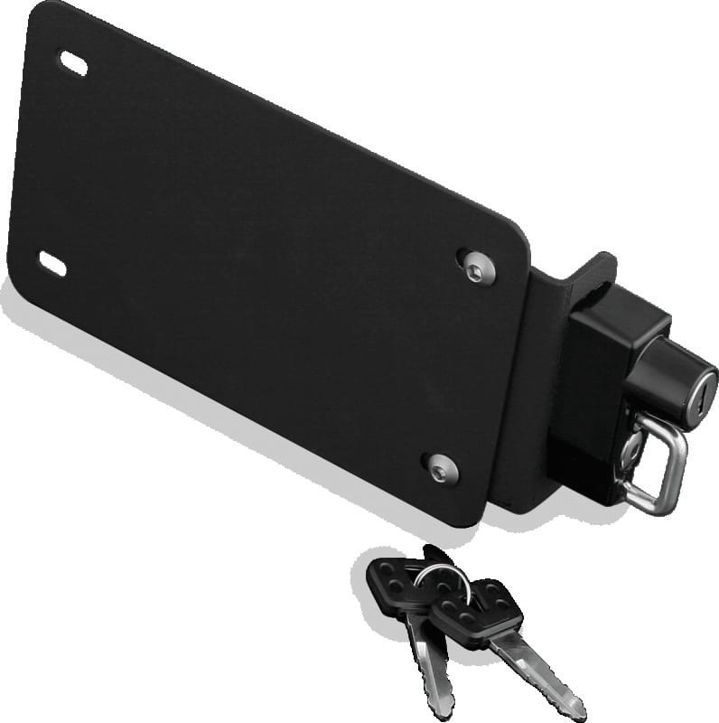 Kuryakyn — Kuryakyn License Plate Helmet Lock With Mount Black