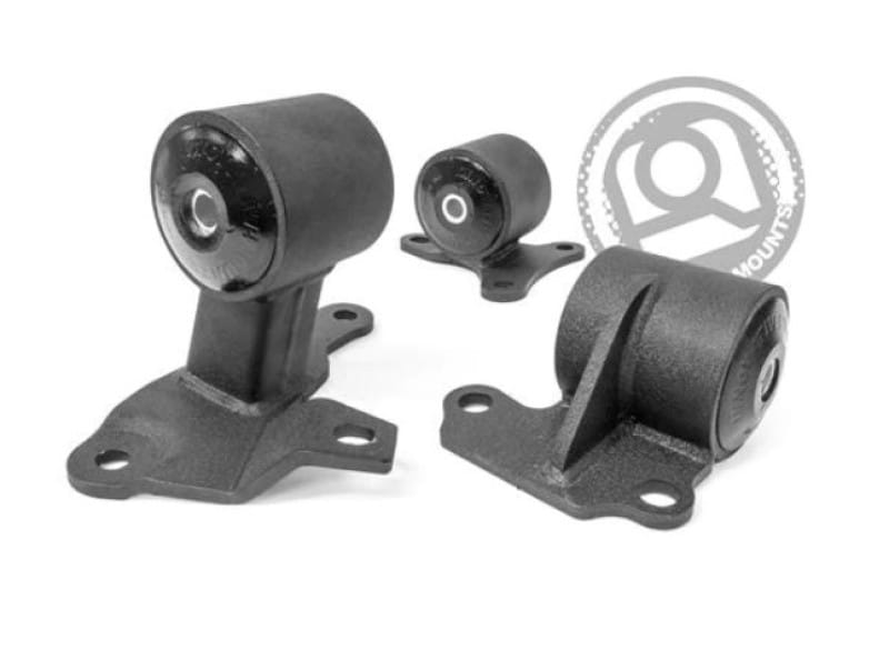 Innovative Mounts — Innovative 94-97 Accord H-Series Black Steel Mounts 85A Bushings (Auto to Manual)